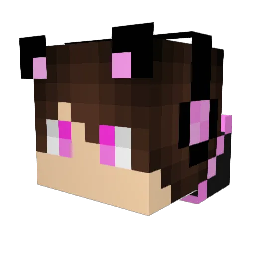 HammerheadCrush Minecraft avatar head, 3D render