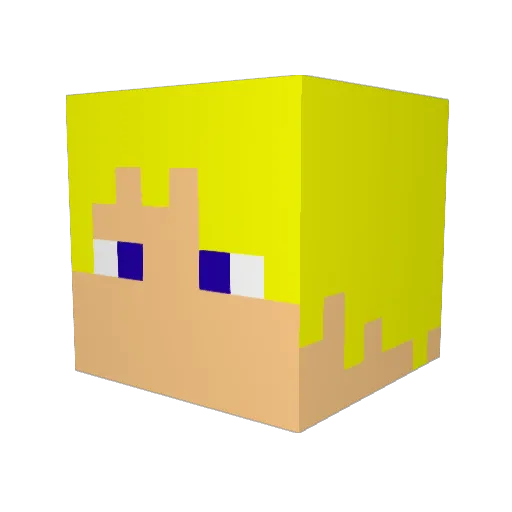 HammerinJoe Minecraft avatar head, 3D render