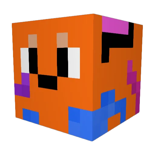 HammySage Minecraft avatar head, 3D render