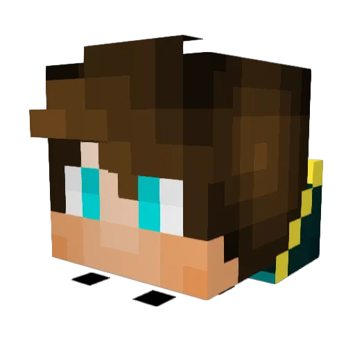 Hammy_scw Minecraft avatar head, 3D render
