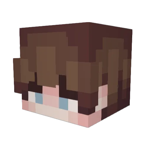 Hammymannny Minecraft avatar head, 3D render