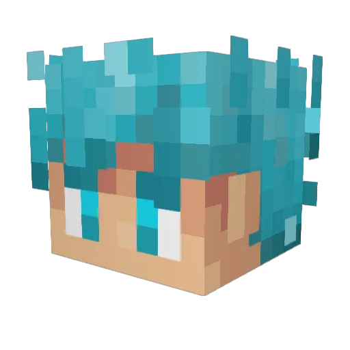 Hamorlinton Minecraft avatar head, 3D render