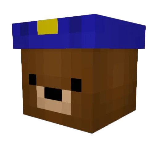 Hampsa19 Minecraft avatar head, 3D render