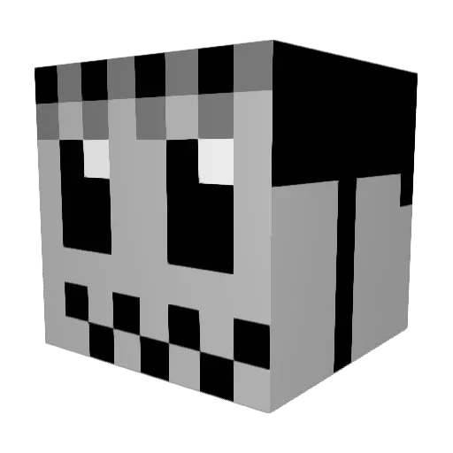 Hampus32 Minecraft avatar head, 3D render