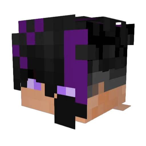 Hamse2k Minecraft avatar head, 3D render