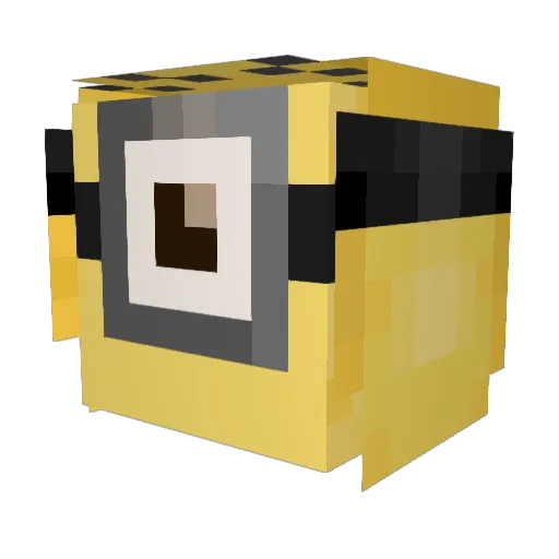 HamsmoothE Minecraft avatar head, 3D render
