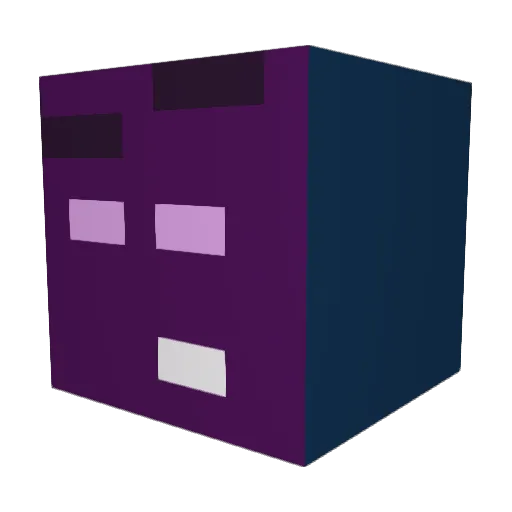 HamsterDaddy Minecraft avatar head, 3D render