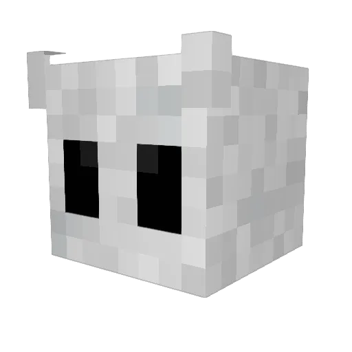 Hamsterpro55 Minecraft avatar head, 3D render