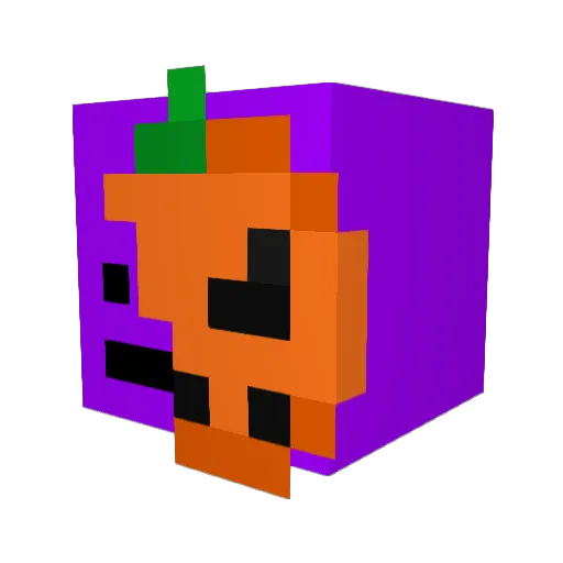 Hamuri Minecraft avatar head, 3D render