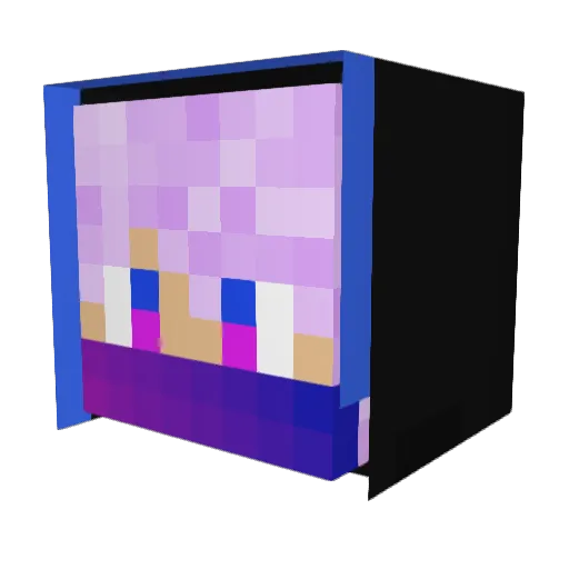 Hamza2009 Minecraft avatar head, 3D render