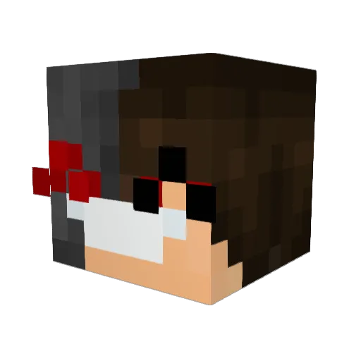 Hamza7001 Minecraft avatar head, 3D render