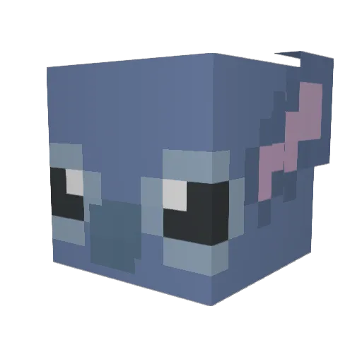 Hamzinski Minecraft avatar head, 3D render