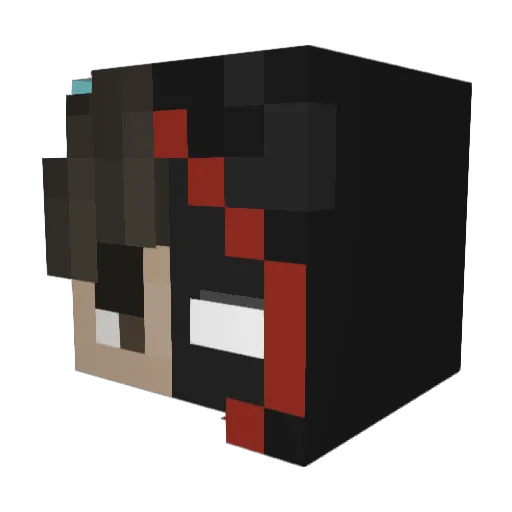 Han1Elf Minecraft avatar head, 3D render