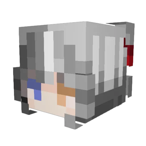 Han71002 Minecraft avatar head, 3D render