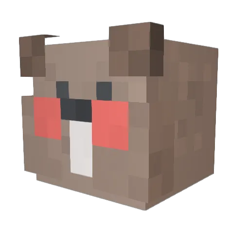 HanByel Minecraft avatar head, 3D render