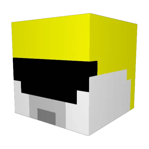 HanCake99 Minecraft avatar head, 3D render