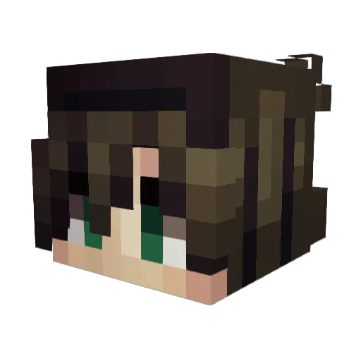 HanEventyreren Minecraft avatar head, 3D render