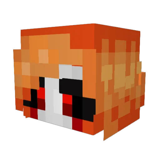 HanMin13 Minecraft avatar head, 3D render