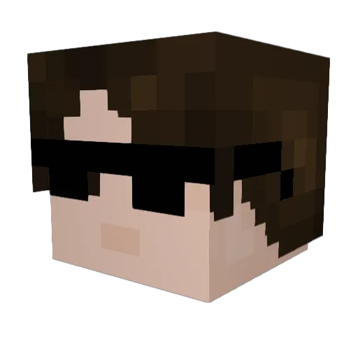 HanMin69 Minecraft avatar head, 3D render