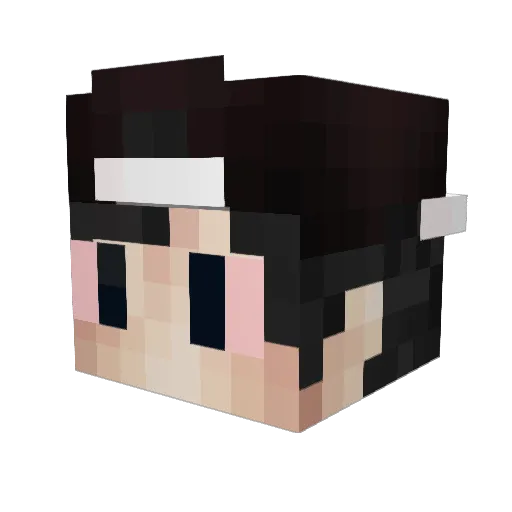 HanPvP Minecraft avatar head, 3D render