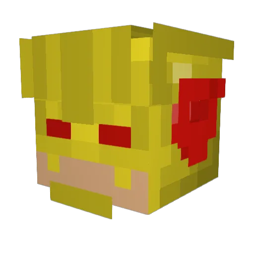 HanSoloForever21 Minecraft avatar head, 3D render