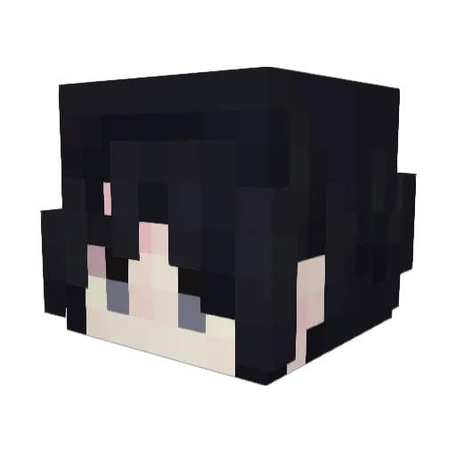 HanSooyng Minecraft avatar head, 3D render