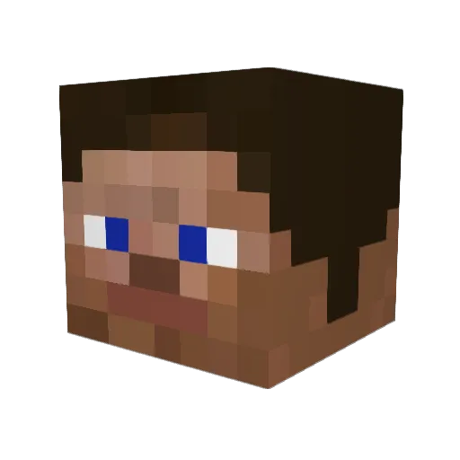 HanSulu Minecraft avatar head, 3D render