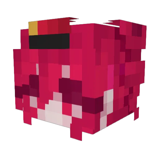 HanTakk Minecraft avatar head, 3D render