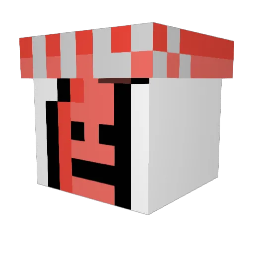 HanU1212 Minecraft avatar head, 3D render
