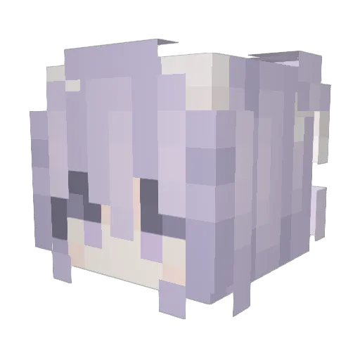 HanYue_ovo Minecraft avatar head, 3D render