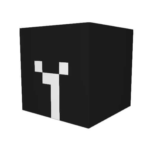 Han_KKeut Minecraft avatar head, 3D render