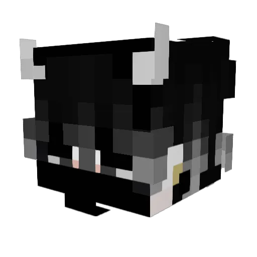 Han_Legenda Minecraft avatar head, 3D render