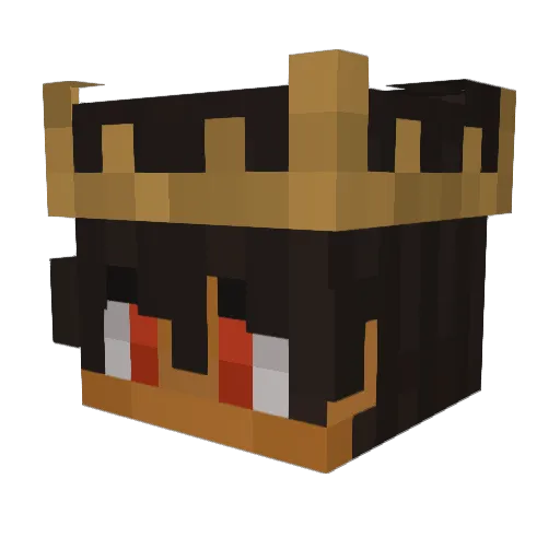 Han_Rey Minecraft avatar head, 3D render