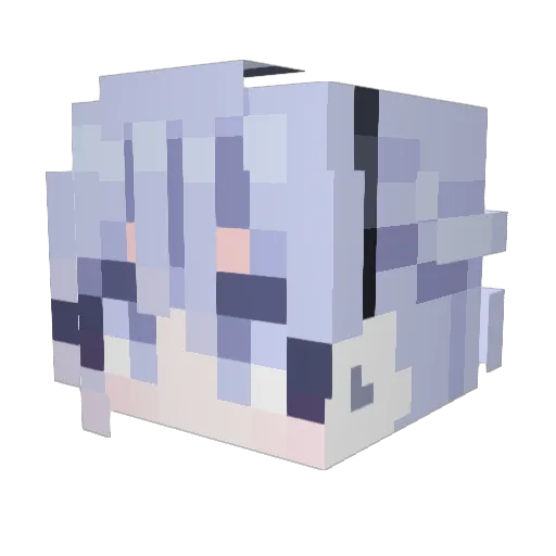 Han_YuUn Minecraft avatar head, 3D render