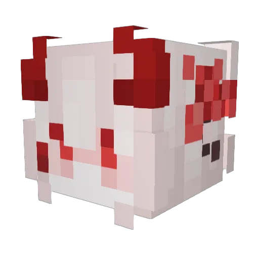 HanaTsumii Minecraft avatar head, 3D render