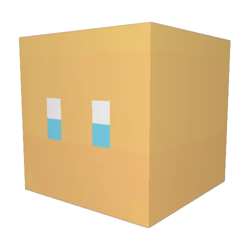 Hanah135792468 Minecraft avatar head, 3D render
