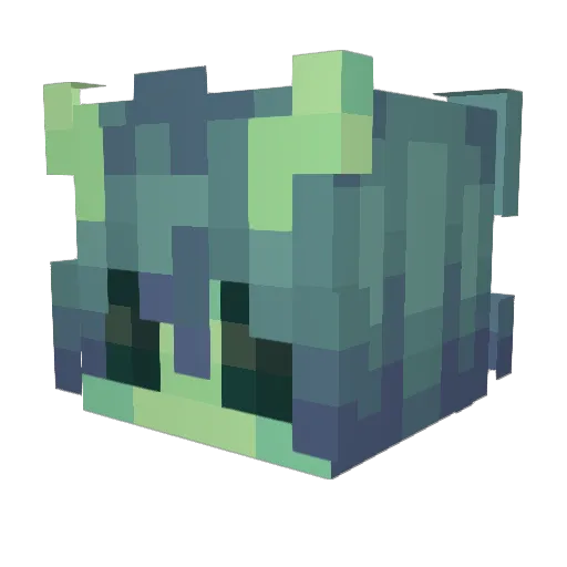Hanatathrash Minecraft avatar head, 3D render