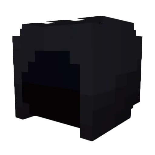 Hanavo Minecraft avatar head, 3D render
