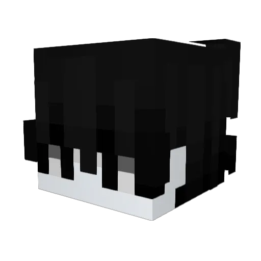 Hanb__ Minecraft avatar head, 3D render