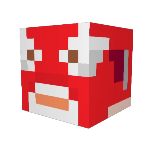 Hanbart_Talibar Minecraft avatar head, 3D render