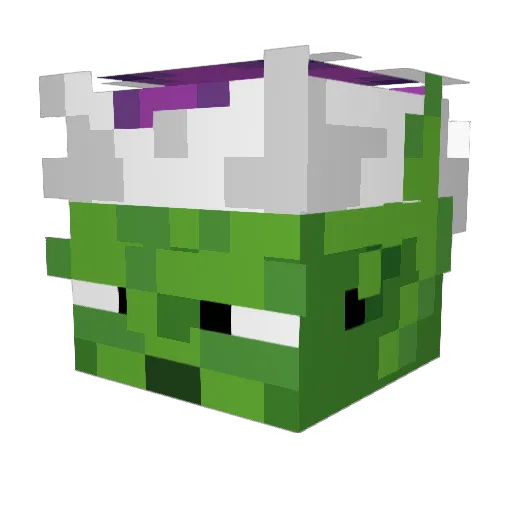 Hancade Minecraft avatar head, 3D render