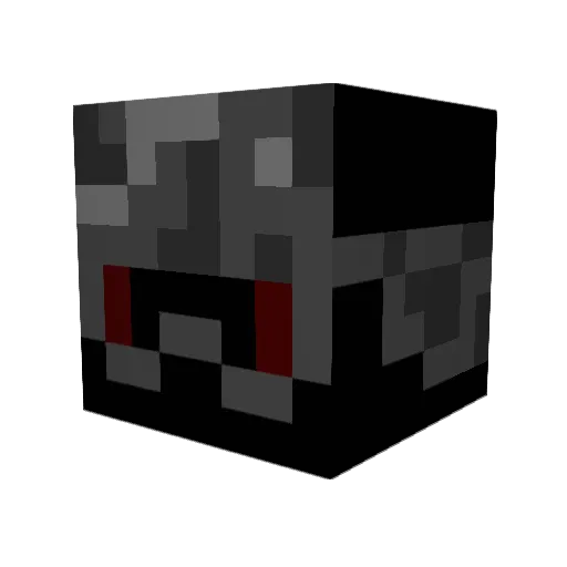 Hancoque Minecraft avatar head, 3D render