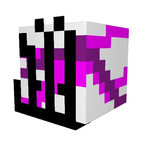 HandHeadedFiend Minecraft avatar head, 3D render