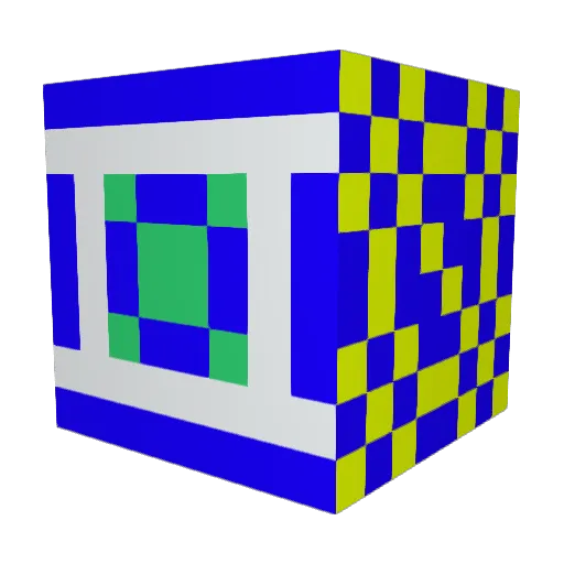 HandSanitizer554 Minecraft avatar head, 3D render