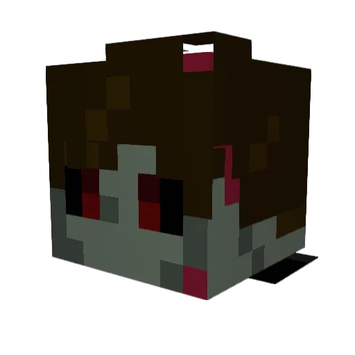 Hand_Schulz Minecraft avatar head, 3D render