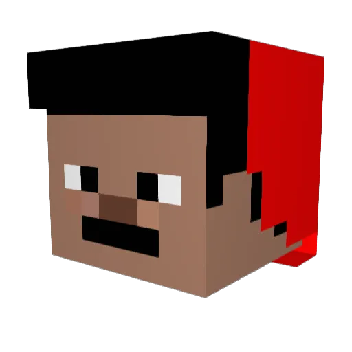HandacAilesiYT Minecraft avatar head, 3D render