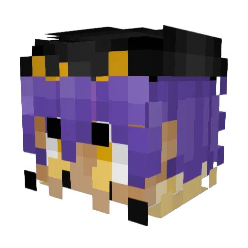 Handdy98 Minecraft avatar head, 3D render