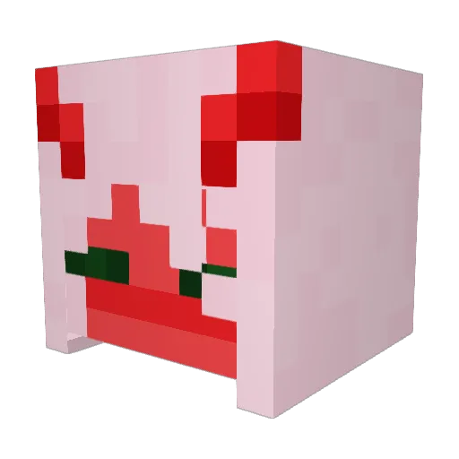 Handler001 Minecraft avatar head, 3D render