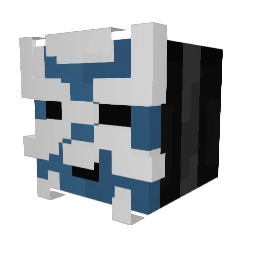 Handres1 Minecraft avatar head, 3D render