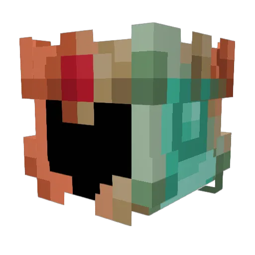Handsome2046 Minecraft avatar head, 3D render